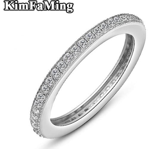 Hot Trendy Man Wedding Ring White Cubic Zironia Pave Silver Jewelry Party Occasion Casual R163