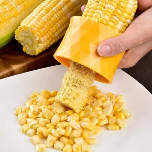 Stainless Steel Corn Stripper Planer Peeler Cob Cutter Remove Fast Threshing Machine Cooking Tools Kitchen Accessories Gadgets