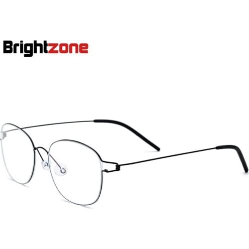 New Full Rim Titanium Metal Spectacle Optical Frame For Men Frames Eyeglasses 15.2g Mens Sight Oversized Glasses 53-18-145mm