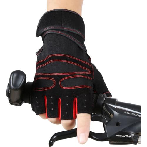 Half Finger Gym Gloves Heavyweight Sports Exercise Weight Lifting Gloves Body Building Training Sport Fitness Gloves