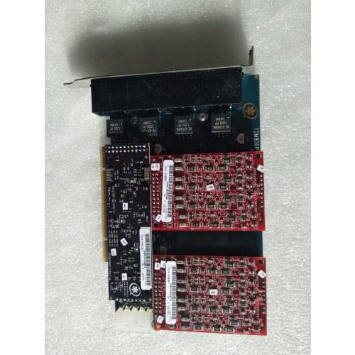 Industrial equipment board WILDCARD TDM800P REV B OCTAL PORT TDM PCI