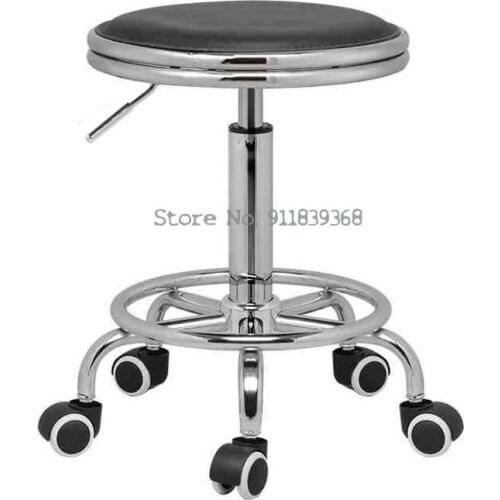 Lift Rotating Bar Chair Bar Chair Simple Laboratory Hairdresser Work Bench Bench Bench