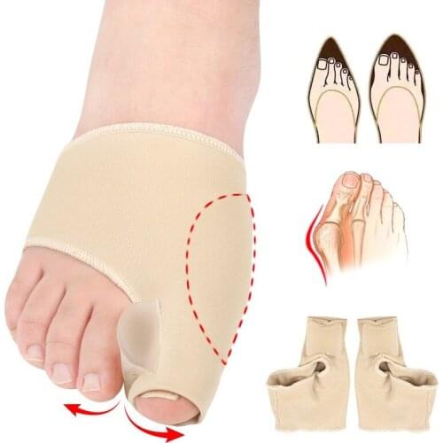 Forefoot Pad Toe Separator Hallux Valgus Bunion Corrector Orthotics Feet Bone Thumb Adjuster Correction Pedicure Shoe Insole Pad