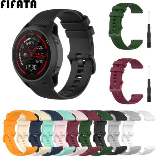 FIFATA Watch Band For Garmin Forerunner 745 Silicone Replacement Watchstrap For Garmin 745 Bracelet Sport Wristband Accessories