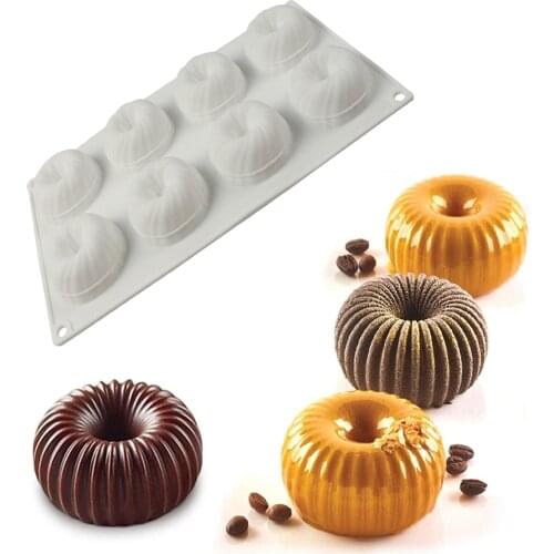Silicone Baking Mold, Cake Decoration, Chocolate Handmade Donut Biscuit Muffins Soaps DIY Tool