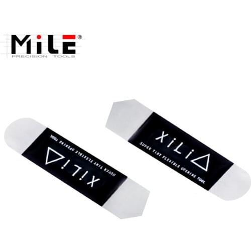 MILE 0.1mm Ultra Thin Flexible Stainless Steel Pry Spudger Disassemble Card for iPhone iPad Samsung Mobile Phone Repair Tool