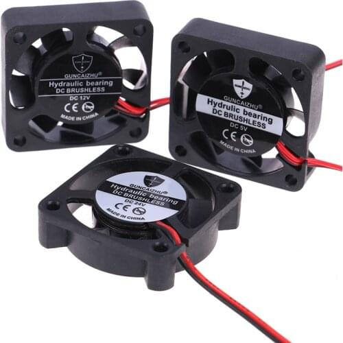 1PC 5V/12V/24V Quiet Hot End Cooling Fan Super Silent Fans 40mm For Ender 3 5 Pro 4010 3D Printer