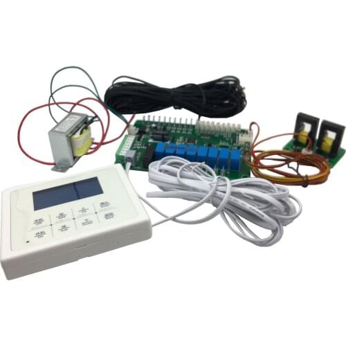 Universal system controller for air cooled water chillers, air source heat pump water heaters or 3-in-1 heat pump airconditioner