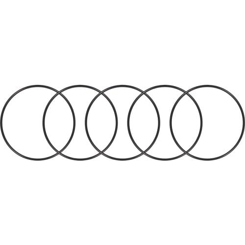 Uxcell O-Rings Nitrile Rubber 112mm x 117.3mm x 2.65mm Seal Rings Sealing Gasket 5pcs