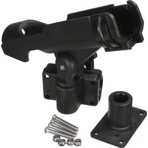 New Rotatable Fishing Rod Fence Mount Stainless Steel Adjustable Holder Bracket For Boat Yacht Kayaking Tackle Kit Dropshipping