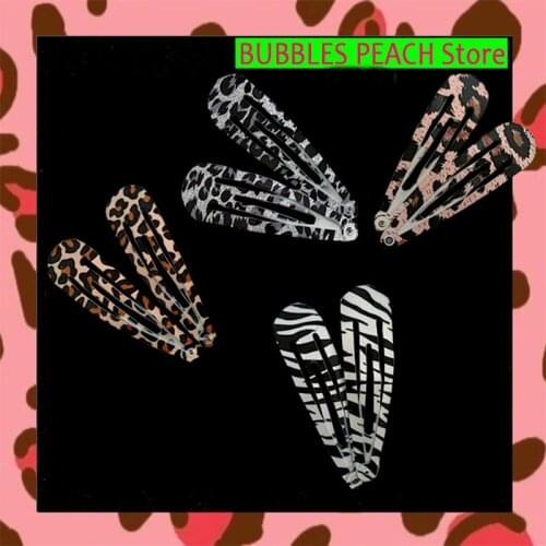 Y2K Jewelry Goth Leopard Hair Clips For Women Girls Metal Vintage Punk Hair Accessories Gossip Girl 90s Style Party Gifts Friend