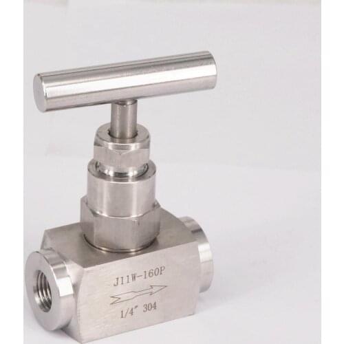 320 Bar 1/4" BSP Female 304 Stainless Steel Flow Control Shut Off Valve Water Gas Oil Fuel
