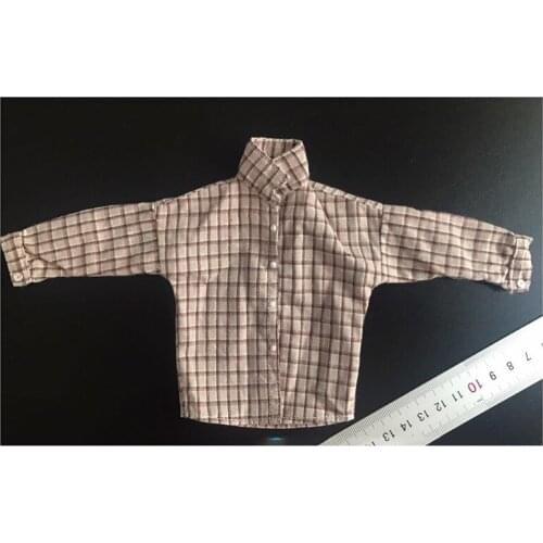 1/6 Casual wear plaid lining long-sleeved shirt two styles of optional off-the-shelf 12" movable doll wear