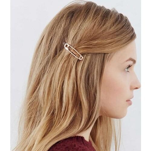 20 pcs/lot wholesale high quality fashion jewelry accessories metal safety pin hairclip