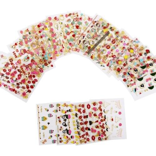 24/30pcs 3D Decals Nail Slide Decals Acrylic Engraved Nail Sticker Winter for Sliders Nail ornament decoration ERY-54U54E75