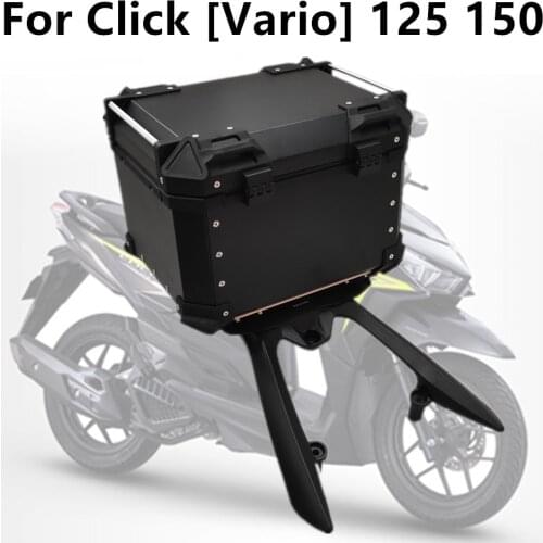 45L 55L 65L Motorcycle Top Trunk Tail Box Rear Luggage Case luggage For Honda click 125i 150i Vario 125 150 Trunk Storage Top