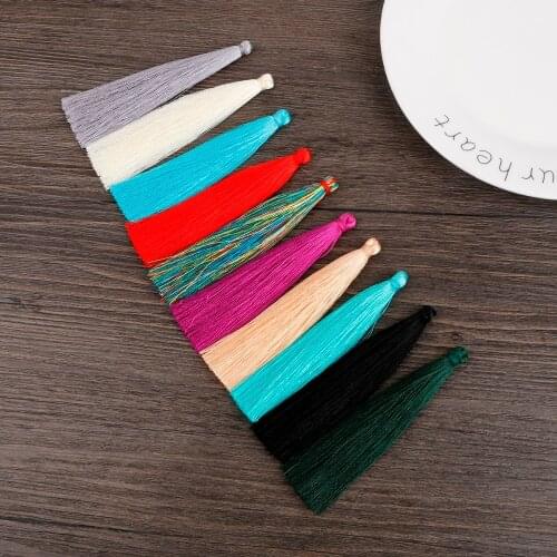 5pcs/lot New 9CM Silk Tassel Jewelry Findings Earrings Accessories Key Chain Accessories DIY Jewelry Materials