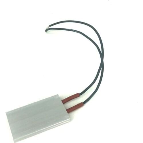 50*30*5mm 220V 60 Degree C 3~9W Ceramic PTC Heater Aluminum Thermostat Heating Plate Element