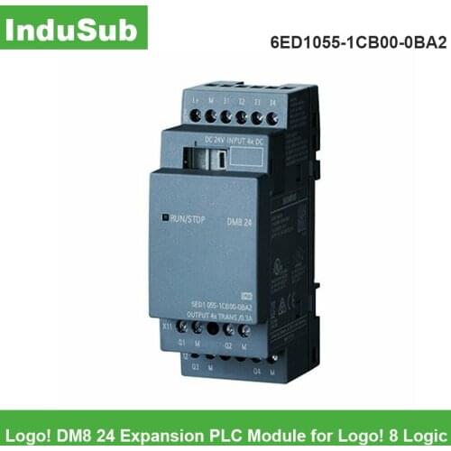 6ED1055-1CB00-0BA2 Logo! DM8 24 Expansion Module for Logo! 8 Logic Modules PLC Module 6ED1 055-1CB00-0BA2 One Year Warranty