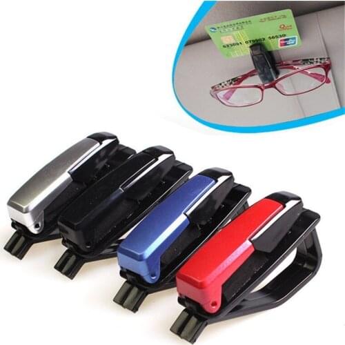 Car Sun Visor Glasses Clip Sunglasses Holder Stand Automobile Fastener Ticket Eyeglasses Clip Tools