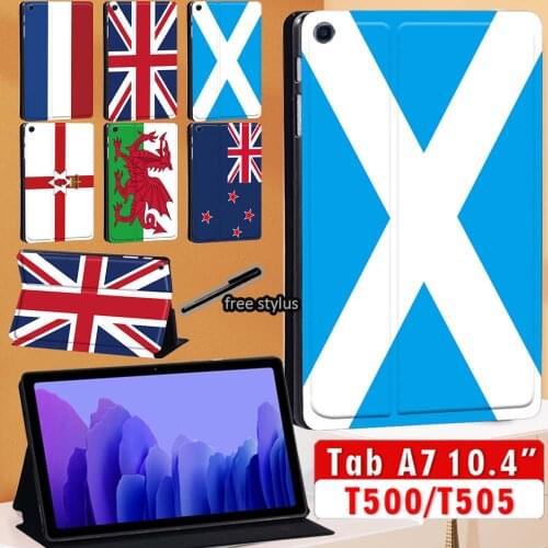 Tablet Case for Samsung Galaxy Tab A7 10.4 Inch 2020 Protective Case SM-T500 SM-T505 Leather Stand Cover