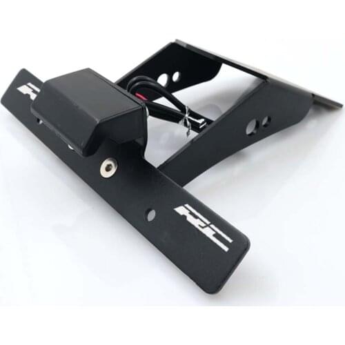 For KTM RC 390 200 250 125 License Plate Holder Motorcycle Tail Tidy Fender Eliminator Frame RC390 RC200 RC125 RC250 LED Light