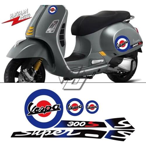 For Vespa GTS 300 GTS300 Super Sport Scooter Reflective Decal