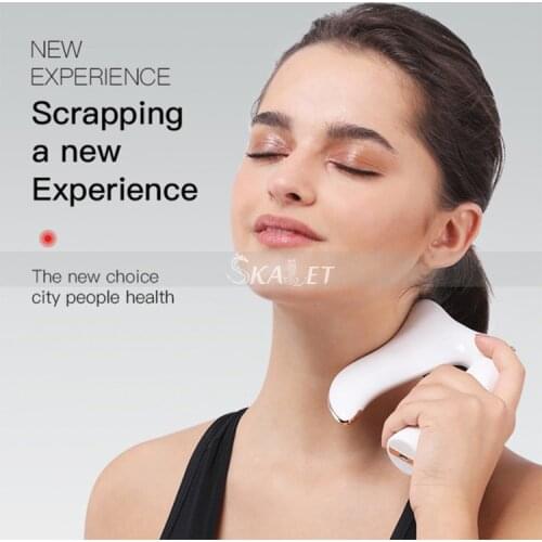 Electric Guasha Massager 3 Levels Adjustable Microcurrent Muscle Pain Relief Relaxation Stick