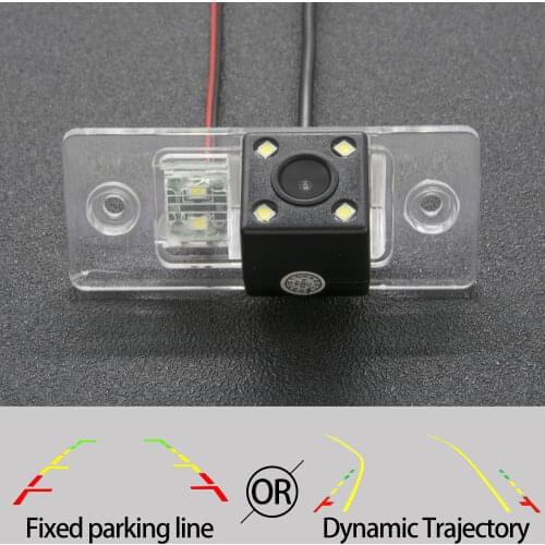 For VW Bora Jetta Touareg Tiguan Passat B5 B6 Golf Polo Santana Car Fixed Or Dynamic Trajectory Reverse Parking Rear View Camera