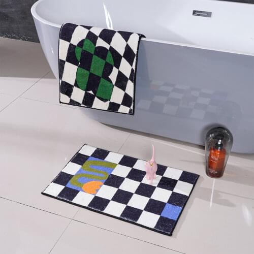 Anti Slip Bath Mat Suction Cup Safety Shower Bathtub Mats Mildew Resistant Bathroom Floor Mat PVC Waterproof Massage Foot Pad