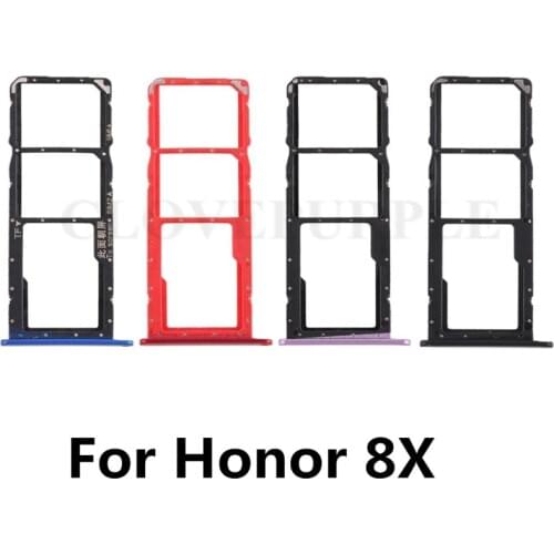SIM Card Tray For Huawei Honor 8X Slot Holder Adapter for Huawei Honor8X Replacement Parts
