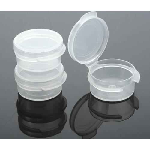 Multi-purpose 5g Empty Plastic Jar 5ml Small Sample Containers Clear PE Cosmetic Bottle Packaging SN2588
