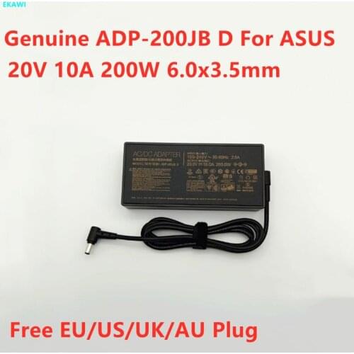 Genuine ADP-200JB D 20V 10A 200W AC Adapter For ASUS ROG ZEPHYRUS G15 GA503QM-HQ121R GA503Q FA506QR Laptop Power Supply Charger