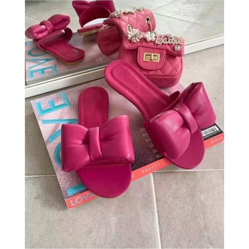 2020 New Sponge Butterfly Slippers Flat Women Sandals Summer Womens Sandals Lolita Shoes Woman Zapatos De Mujer