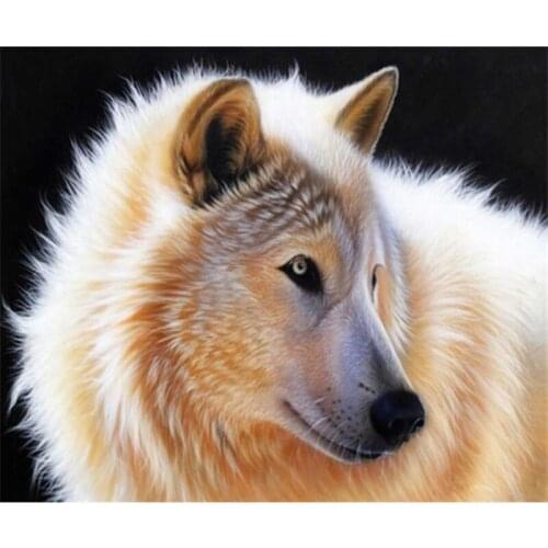 2016 New Arrival Resin Top Fashion Wolf Embroidery Diamond Herramientas Cuero Patchwork Accessories Picture Rhinestones A5092R