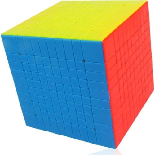 NEW Yuxin Little Magic 10x10 11x11 8x8 9x9 Stickerless Professtional Puzzle 8x8 9x9 10x10 11x11 Children Kids Cubo Magico