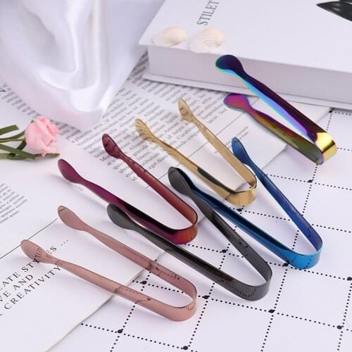 16cm Useful Ice Tongs Plastic Clip Food Salad Wedding Party Bar KTV Buffet Sweet Bread Cake Clip