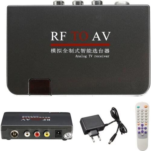 Easy Operation Converter TV Receiver Home Use Remote Control Efficient Analog Stable Signal RF To AV Modulator
