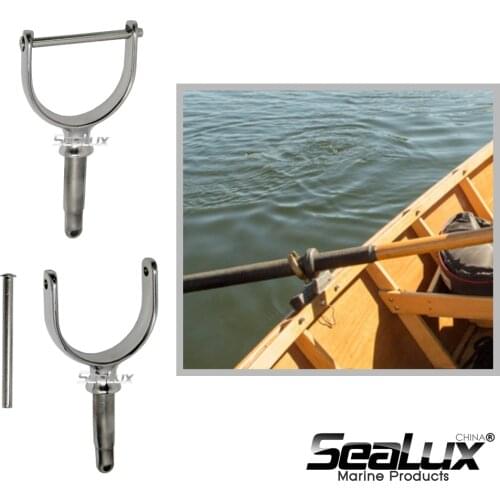 Sealux Oarlock with Pin for 1/2" Socket Stainless Steel 316 Yacht Boat Fishing Accessory