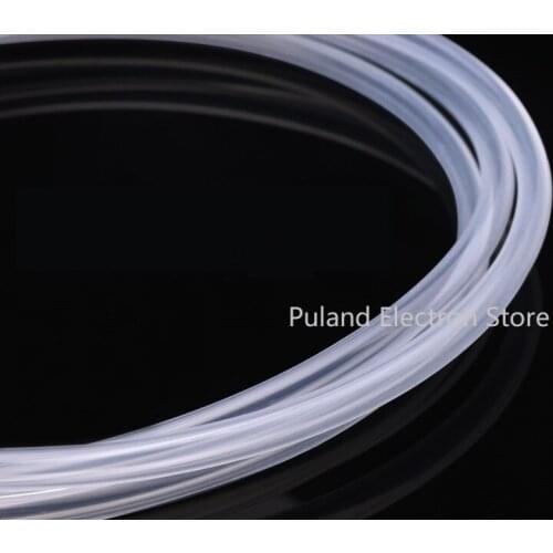 3.2x6.4 Peristaltic Pump Silicone Hose Transparent ID 3.2mm x 6.4mm OD Thickness 1.6mm Food Grade Soft Flexible Pipe Water Tube