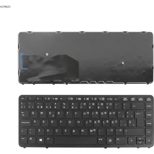 SP Spanish New Replacement Keyboard for HP EliteBook 840 G1 840 G2 850 G1 850 G2 740 G1 740 G2 Laptop Black