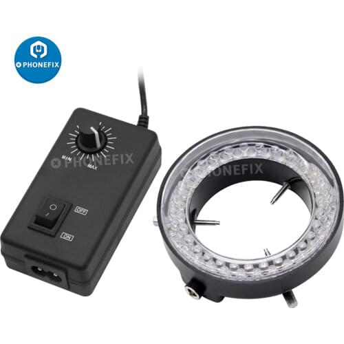 Microscope LED Lamp Trinocular Microscope Led Light Lamp Ring Adjustable 100-240V For Phone Circuit Board PCB Chip Repair