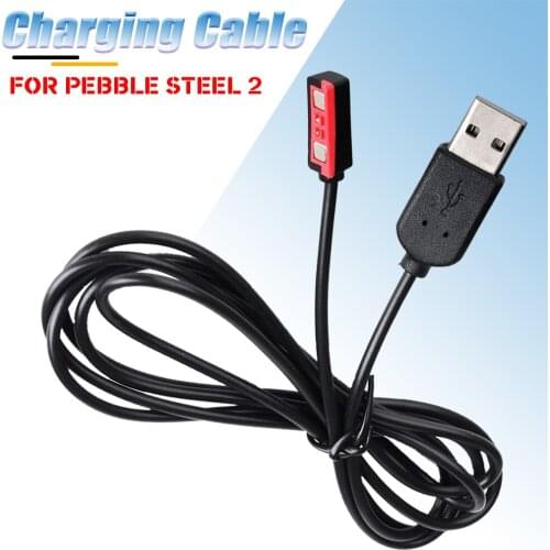 USB Smart Watch Charger Charge Cable Adapter Safety Fast Charging Power Portable Charger Accessories For Pebble Steel 2 / Steel2