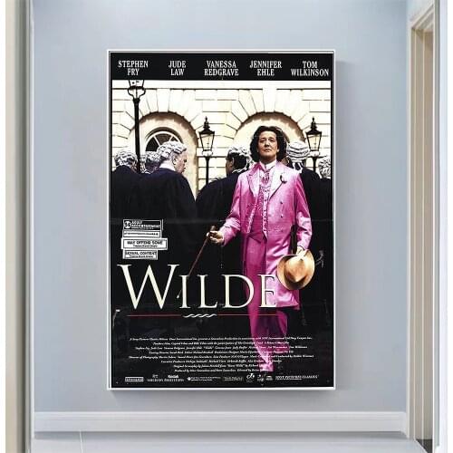 V2024 Wilde Vintage Classic Movie Wall Silk Cloth HD Poster Art Home Decoration Gift