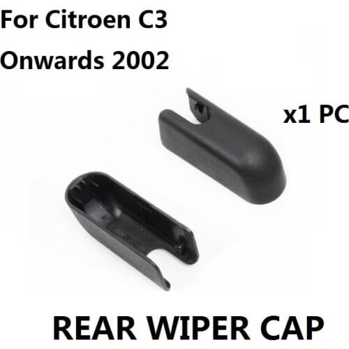 Rear Wiper Arm Cap For Citroen C3 Onwards 2002 Rear Window Windshield Windscreen Wiper Arm Spindle Cover Cap 1 Plastic Cap New