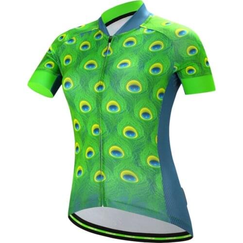 Women Retro Cycling Jersey Tight Short-sleeve T-shirt Breathable MTB Bike Bicycle Clothing Quick Dry Sport Jersey