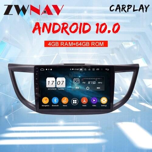 ZWNAV For Honda CRV CR-V 4 RM RE 2011 2015 Car Radio Multimedia Video Player Navigation GPS Android 10 No 2din dvd