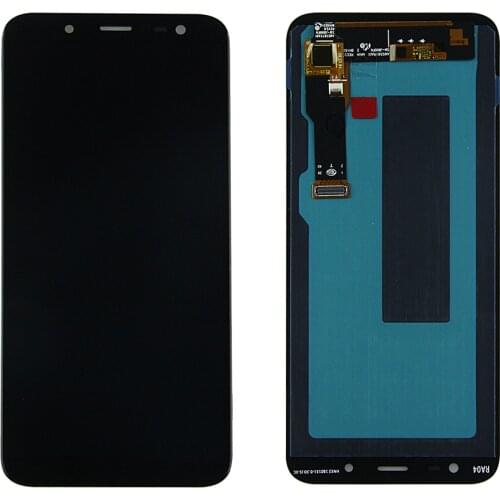 100% tested 6.4" OLED J6 2018 LCD monitor for Samsung Galaxy J6 2018 J600 J600F J600Y J600G touch screen digital assembly