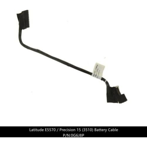100 Pcs/ Bag For Dell Latitude E5570 / Precision 15 3510 Battery Cable G6J8P 0G6J8P DC020027Q00 w/ 1 Year Warranty