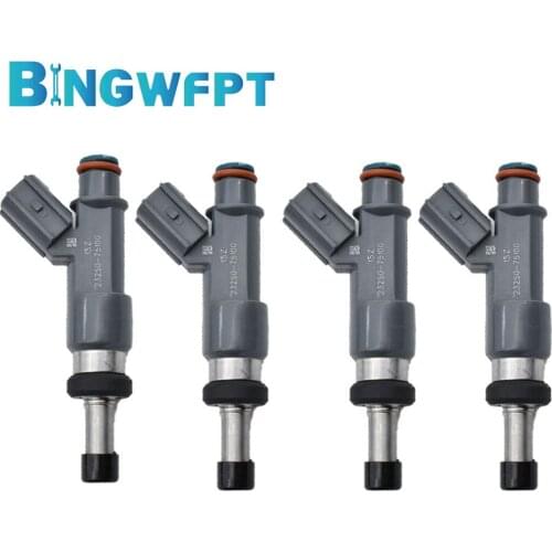 4pcs/set 23250-75100 23209-79155 23209-09045 Fuel Injector Nozzle 2009-2010 For TOYOTA Land Cruiser Prado 2.7L 2TR 2325075100